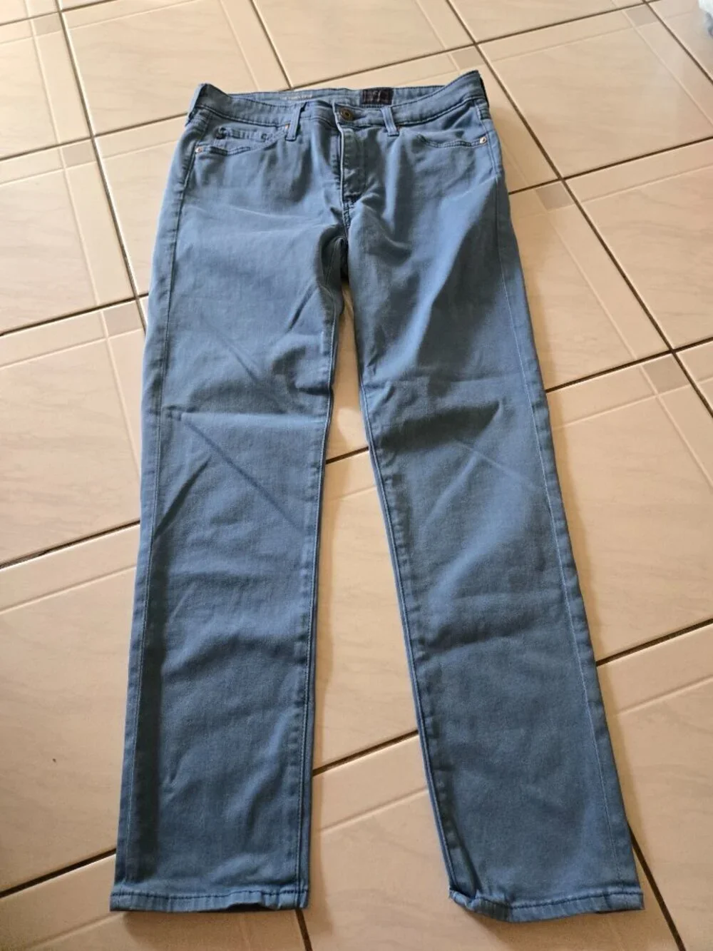 Adriano Goldschmied Prima Cigarette Crop Jeans Blue Twill 26